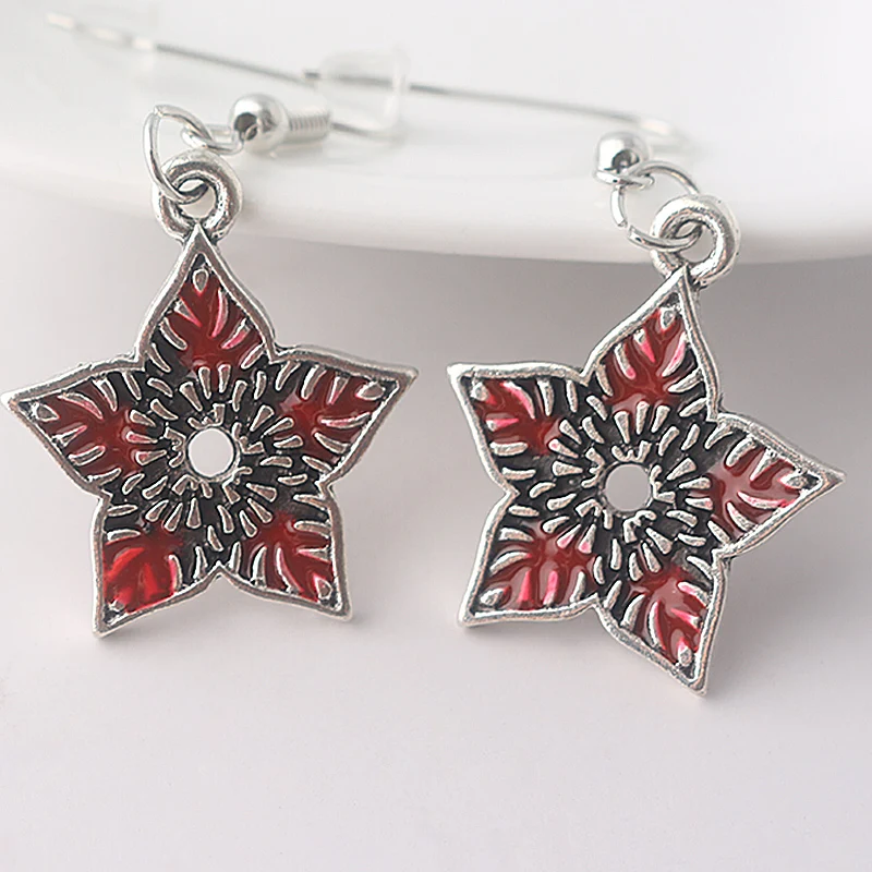 Серьги-клипсы Душе Странные Дела из нержавеющей стали