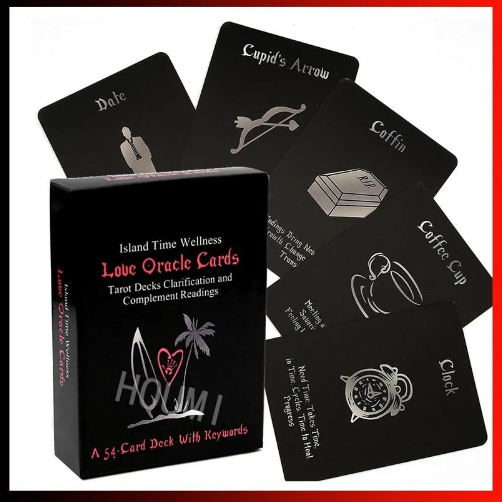 Island Time Wellness Love Oracle Карты Таро Колода Осветление и дополнение чтения карт 54