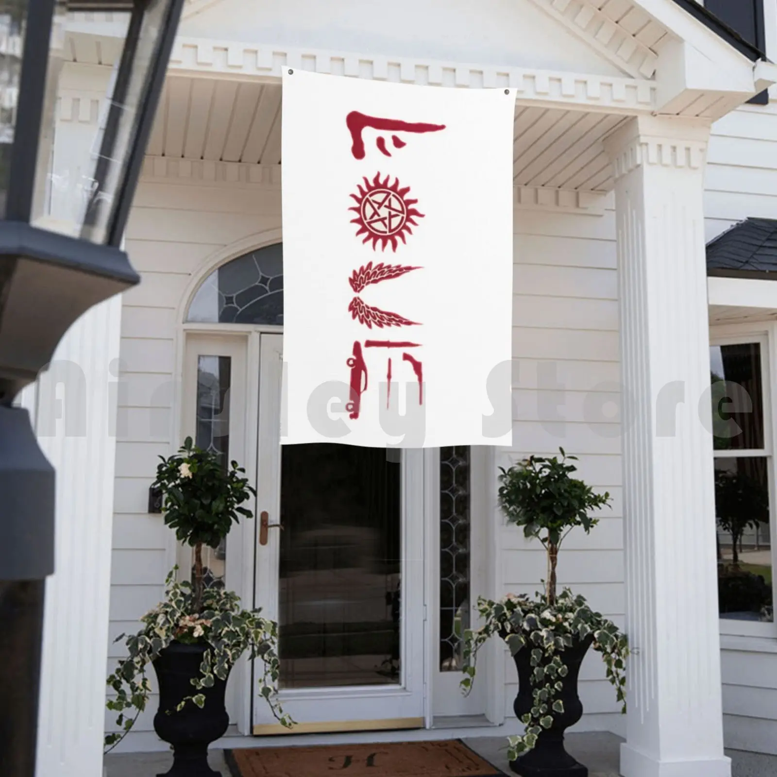 Флаг автомобиля флаг любовь Spn шляпа звезда упаковка дешевая Vsco Artsy для