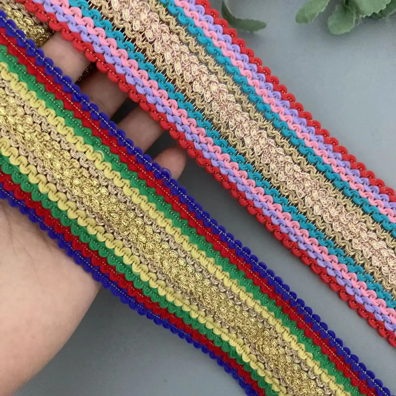 1 ярд лента с кружевной отделкой этническая одежда нить вышивка ткань блестками