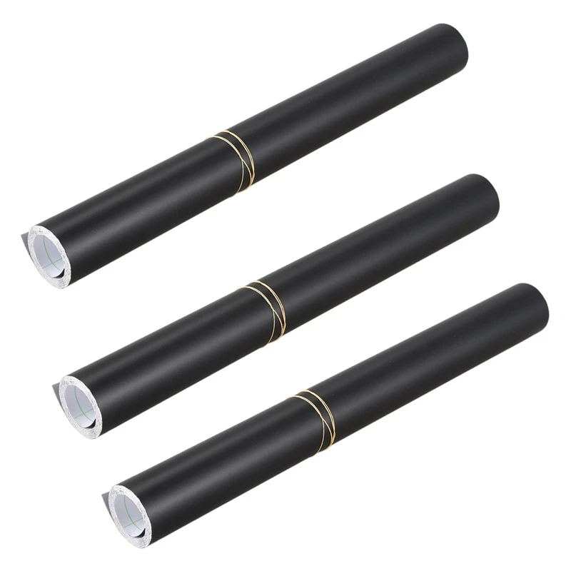 

3X 12X60 inch Matte Black Vinyl Film Wrap Car Diy Sticker