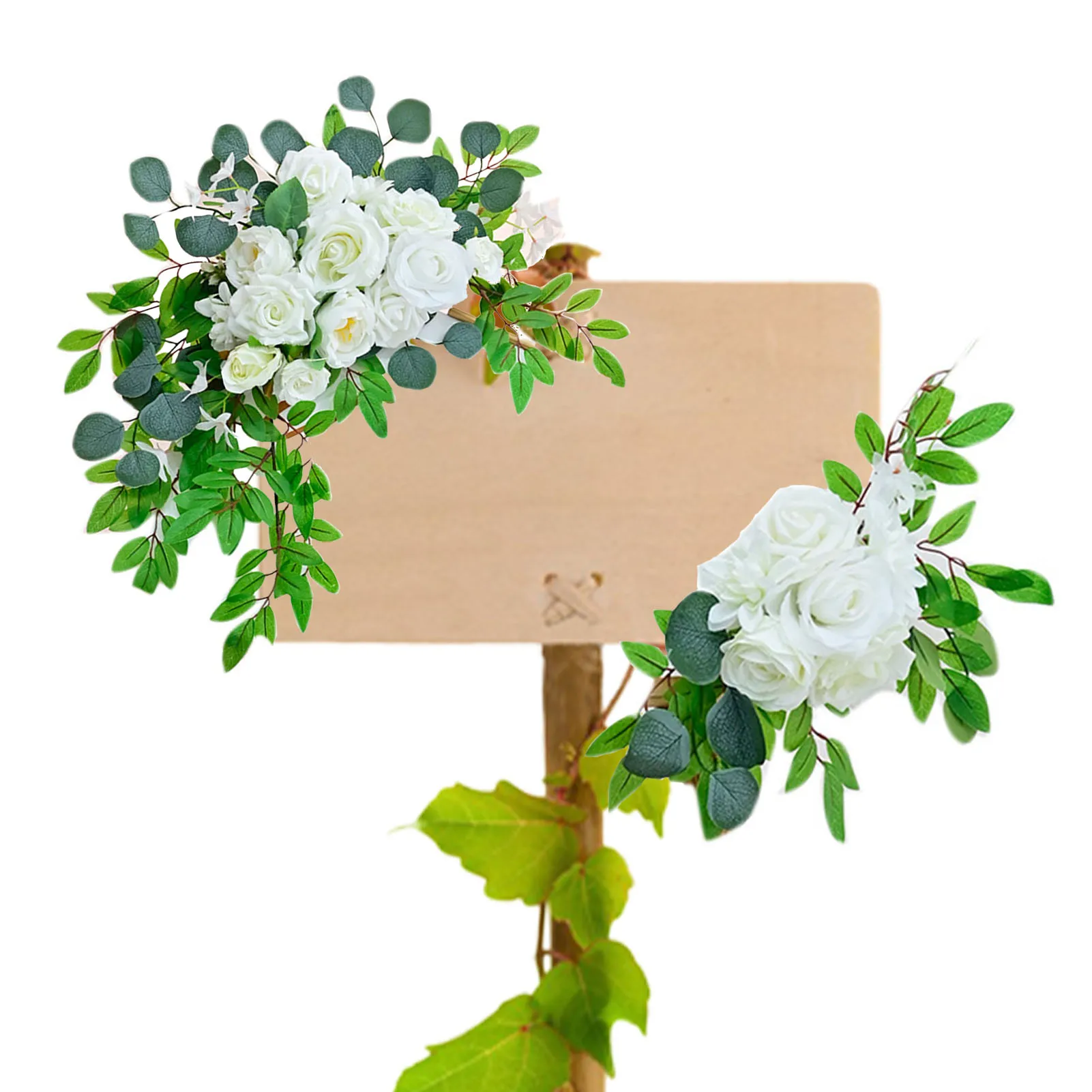 

Wedding Simulation Flower Simulated Flower Swag Flower Swag Arch Decor For Lintel Door Wall Ceremony Celebration Christmas Party