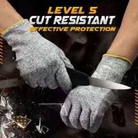 level 5 cut resistant gloves high strength industry kitchen gardening anti scratch anti cut glass cutting safety gloves for work