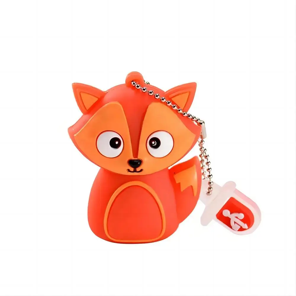 Водонепроницаемый USB флеш-накопитель в виде лисы 64 ГБ 32 16