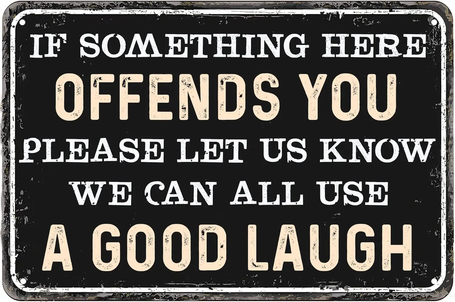 Декор 12 ''x 8'' забавные винтажные жестяные знаки ретро металлические для