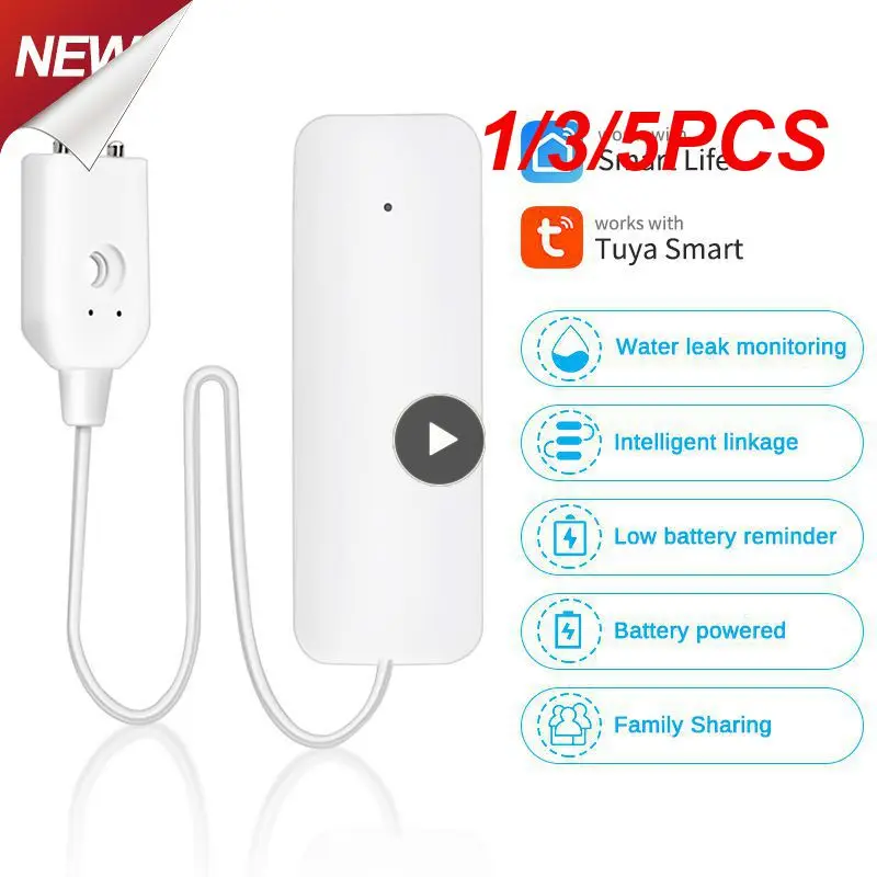 

1/3/5 шт., смарт-детектор утечки воды