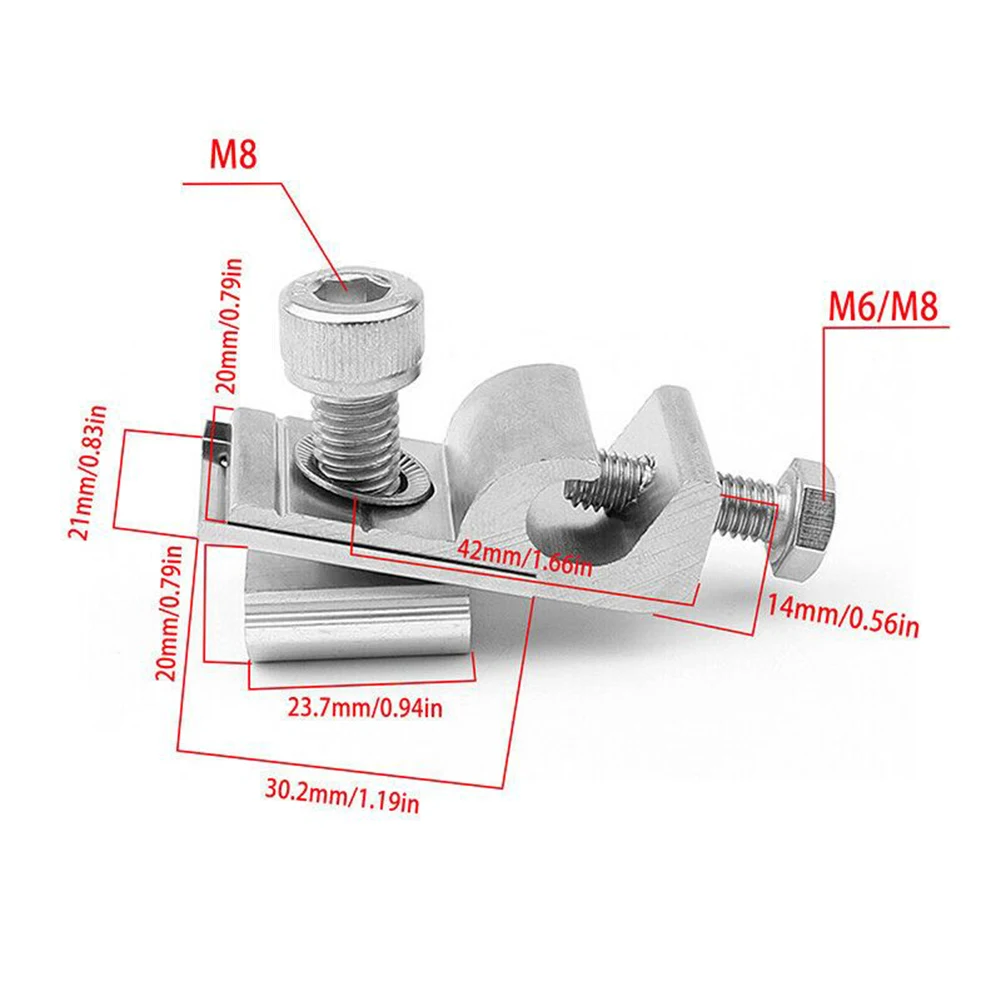 

4Pcs Solar Panel Mounting Bracket Clamps Fasteners Photovoltaic Support Hotovoltaic Protection Grounding Solar Panel Accessories