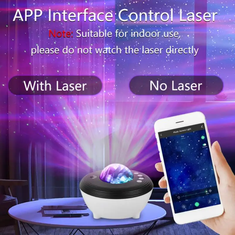 

Tuya App Music Projection Night Light Music Playback For Baby Kids Sleeping 5v Led Lamp Timing Function 5w