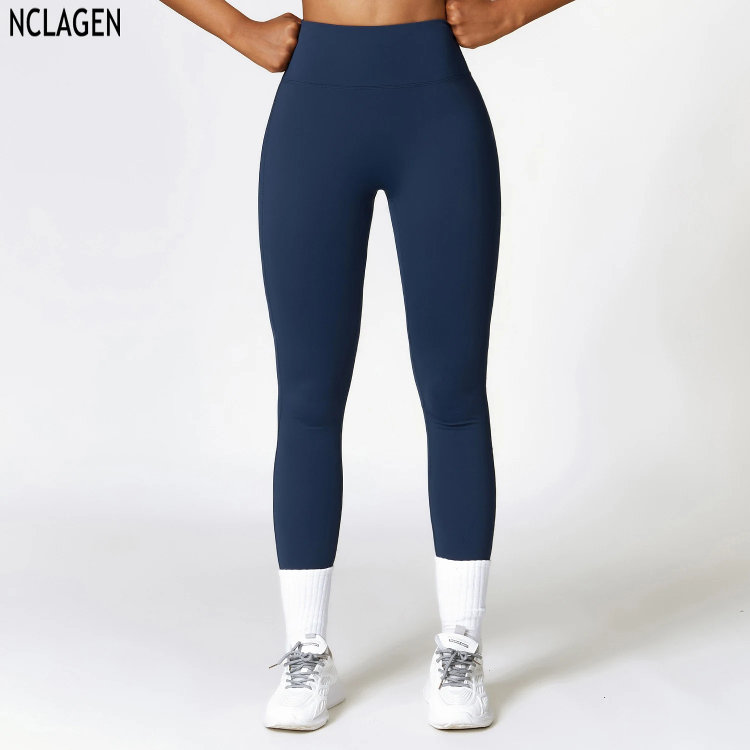 

NCLAGEN штаны для йоги с высокой талией женские зимние теплые колготки для подтяжки бедер для бега флисовые термальные спортивные Леггинсы для фитнеса тренировок в тренажерном зале