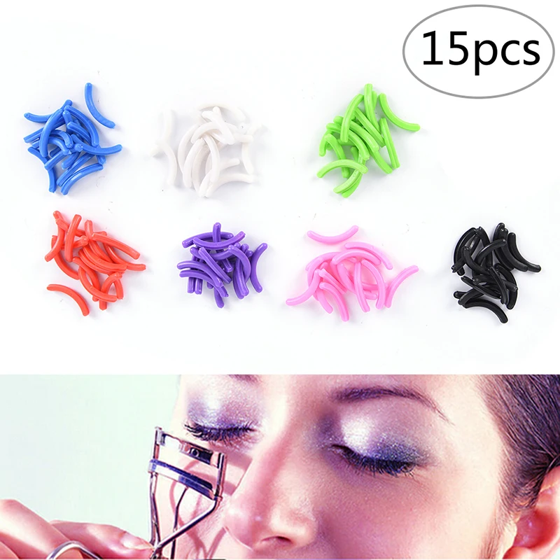 

15Pcs Refill Pads for Eyelash Curler Best Replacement Rubber Cushions Washable for Mascara Eyeliner or Glue Smudged Lashes New