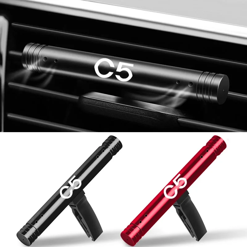 

Car Fragrance Vent Clip Cylindrical Essential Oil Car Diffuser Vent Clip with Refill Sticks For Citroen C5 Accessories