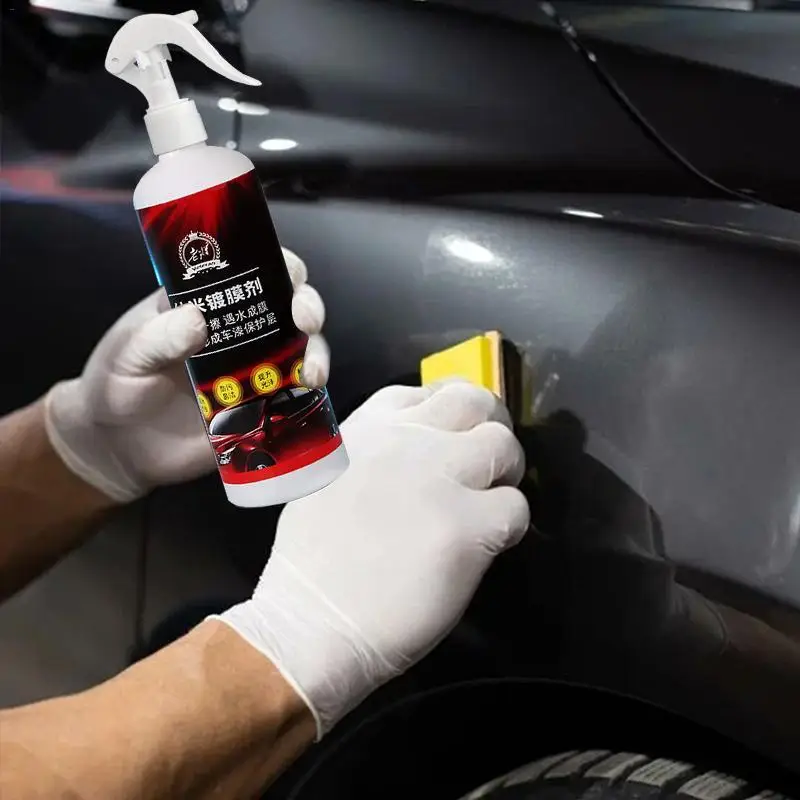 

100ml Car Coating Spray Excellent Mirror Shine Effect Auto Nano Liquid Crystal Spray For Electroplated Parts Cars Body Wheels