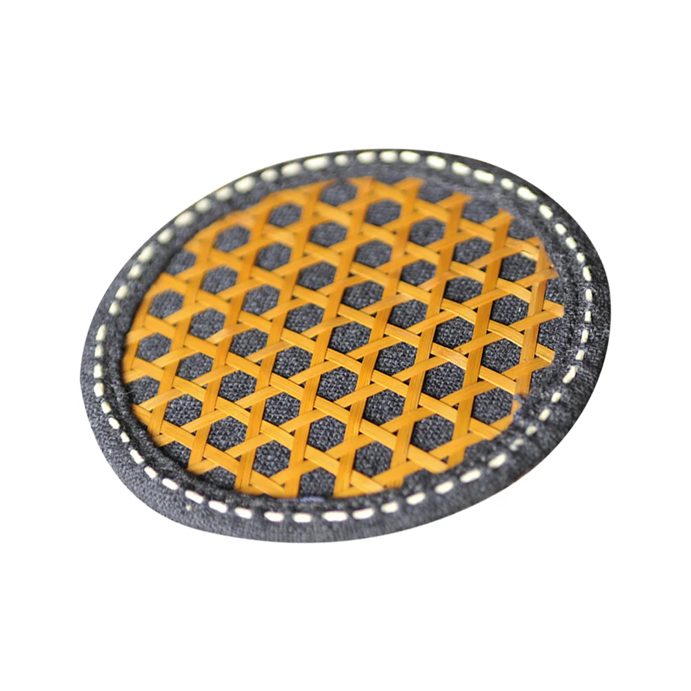 

Home Use Cup Mat Decorative Desktop Cup Mat Cloth Bamboo Made Table Cup Mat