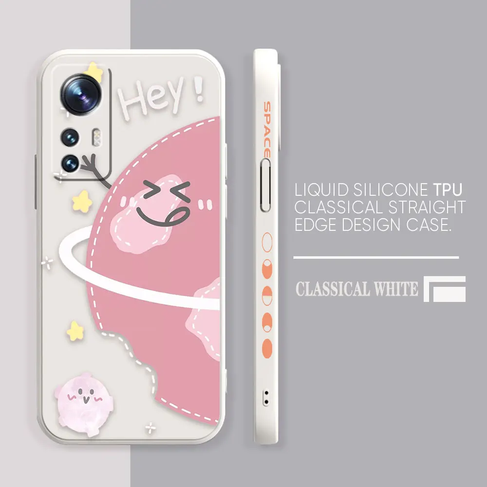 Phone Case For Xiaomi 13 12 12T 12S 11 11T 10 10S 9 8 Pro Ultra Lite Colour Case Cover Funda Cqoue Shell Hey Cartoon Earth Star