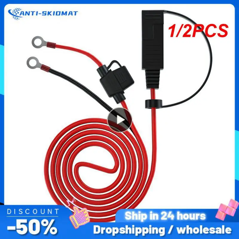 

1/2 шт. 1,4 м 12 в кольцевой терминал SAE к удлинительному кольцу соединитель удлинительного шнура Кабельный разъем для автомобильного мотоциклетного аккумулятора зарядное устройство