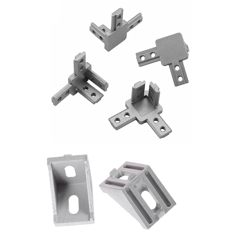 

20Pcs 3030 Corner Brackets Fasten L Connector & 4-Pack 3030 Series 3-Way End Corner Bracket Connector,With Screws For Standard 8