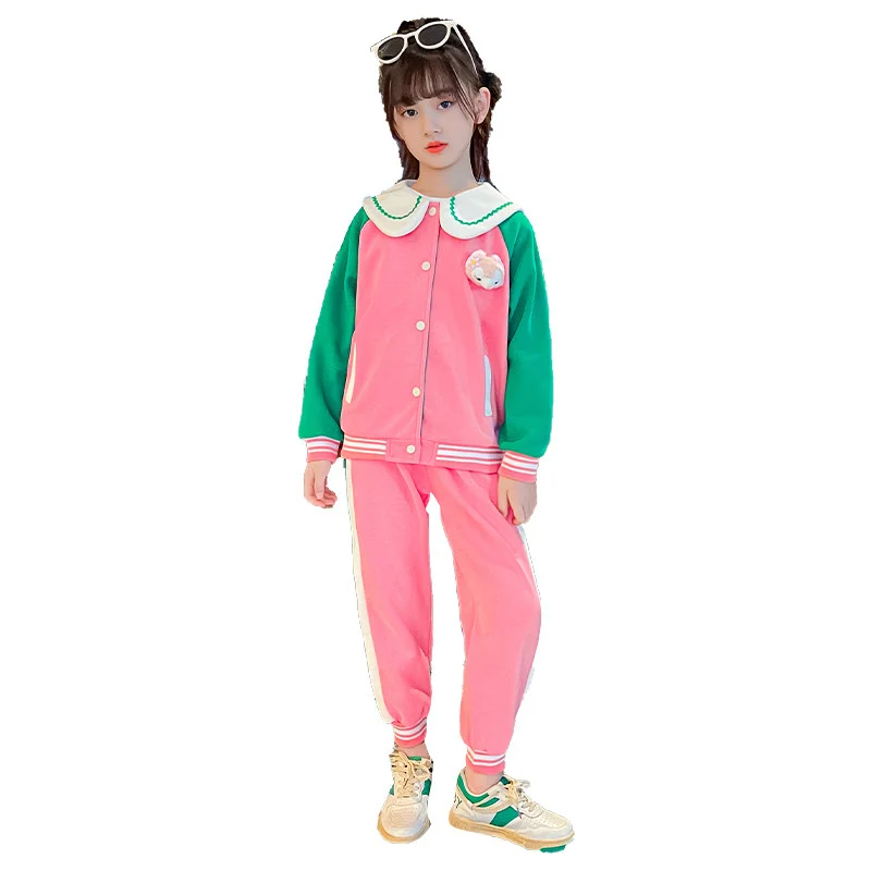 

Осенняя одежда для девочек Disney Stellalou, пальто, брюки-тройки, спортивная одежда Linabell, милые Мультяшные толстовки