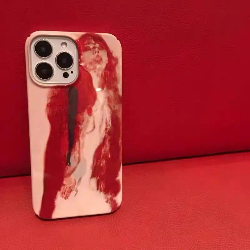 

Suitable For Apple Series Phone Case, For Iphone 11/12/13/14/Xs/7/8, Red Speckled Style