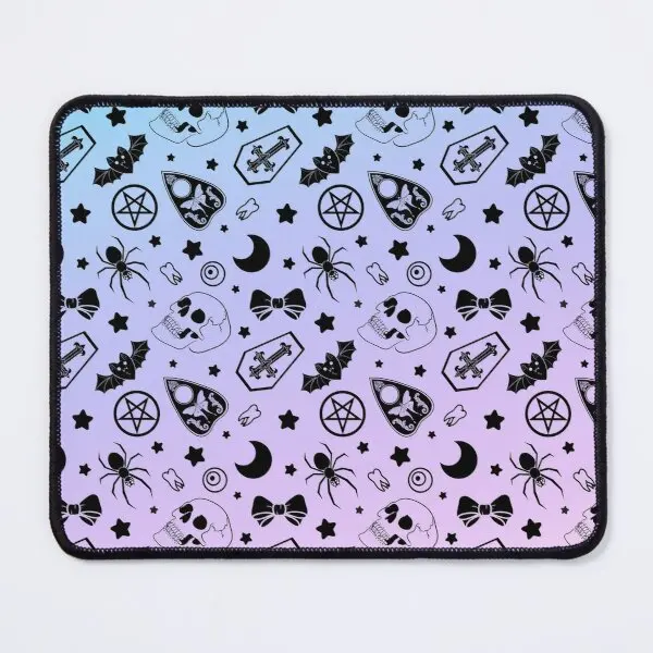 Pastel Goth Pattern 5  Mouse Pad Mens Table Mat PC Mousepad Keyboard Anime Gaming Printing Computer Desk Carpet Gamer Play