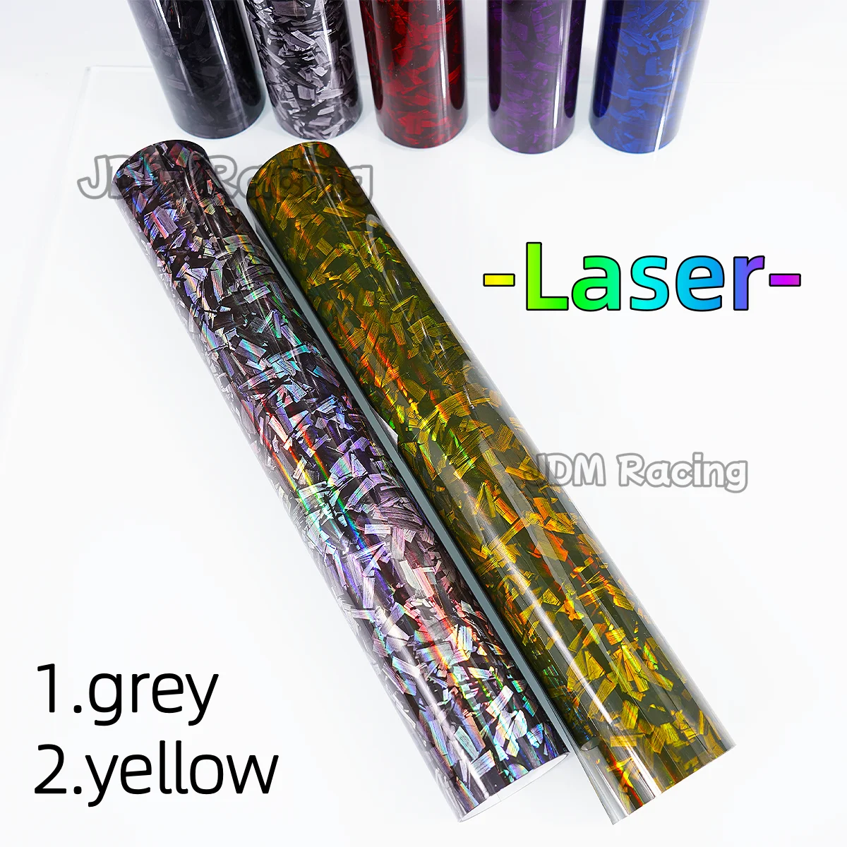 50 см * 300 глянцевая виниловая пленка из черного золота серебристого и красного