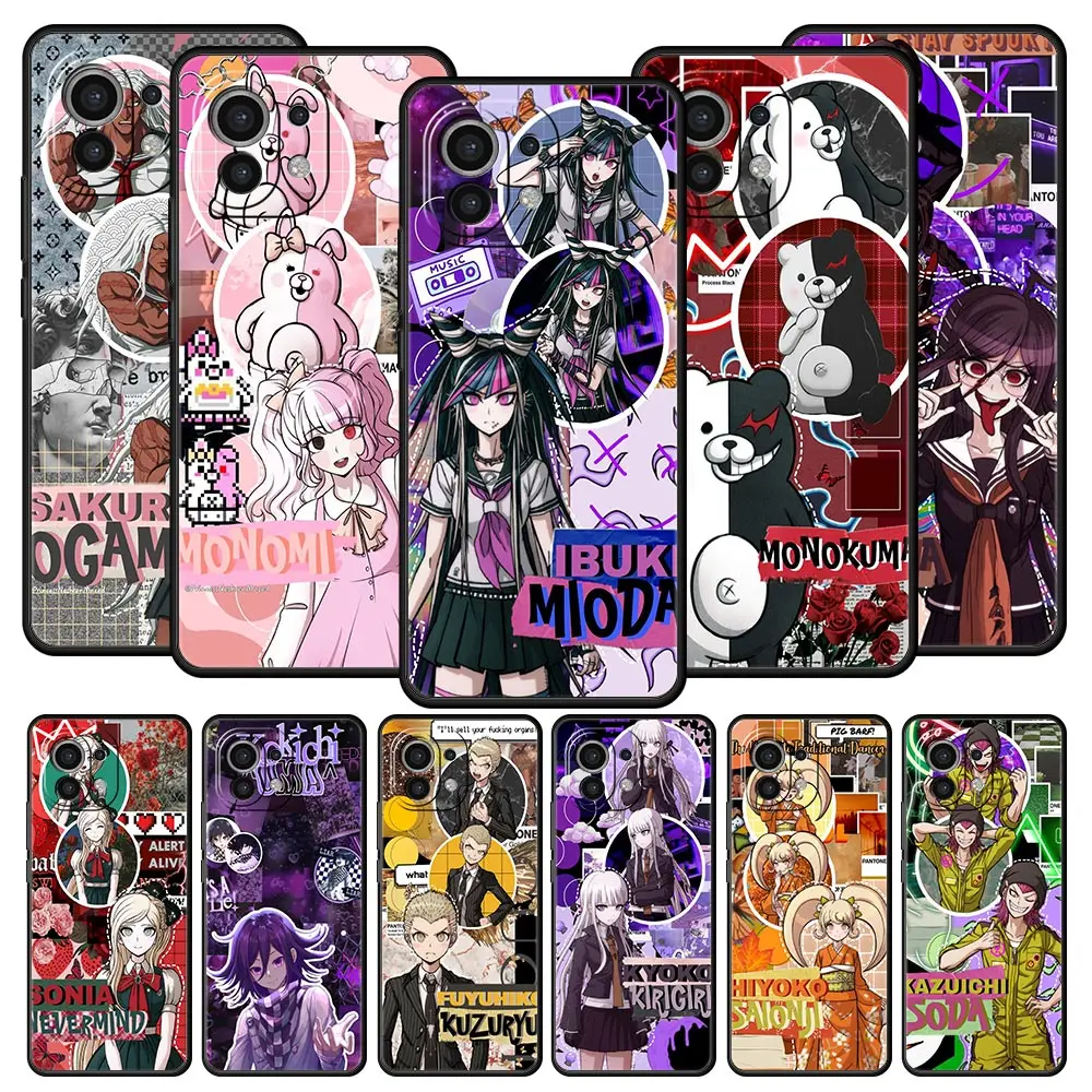 

Аниме Чехол Danganronpa для телефона Xiaomi Poco X3 NFC F3 M3 M4 Mi Note 10 12 11 Ultra 11T Pro 10T Lite 5G 9T 11i 11X, черный чехол