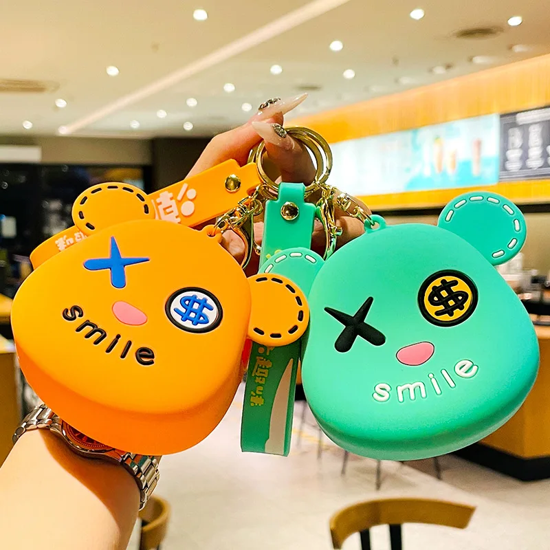 

Kawaii Медвежья кирпичная мрачная брелок, милая монета, кошелек, модная брелок для автомобиля, подвеска, рюкзак, украшения, ювелирные изделия, п...