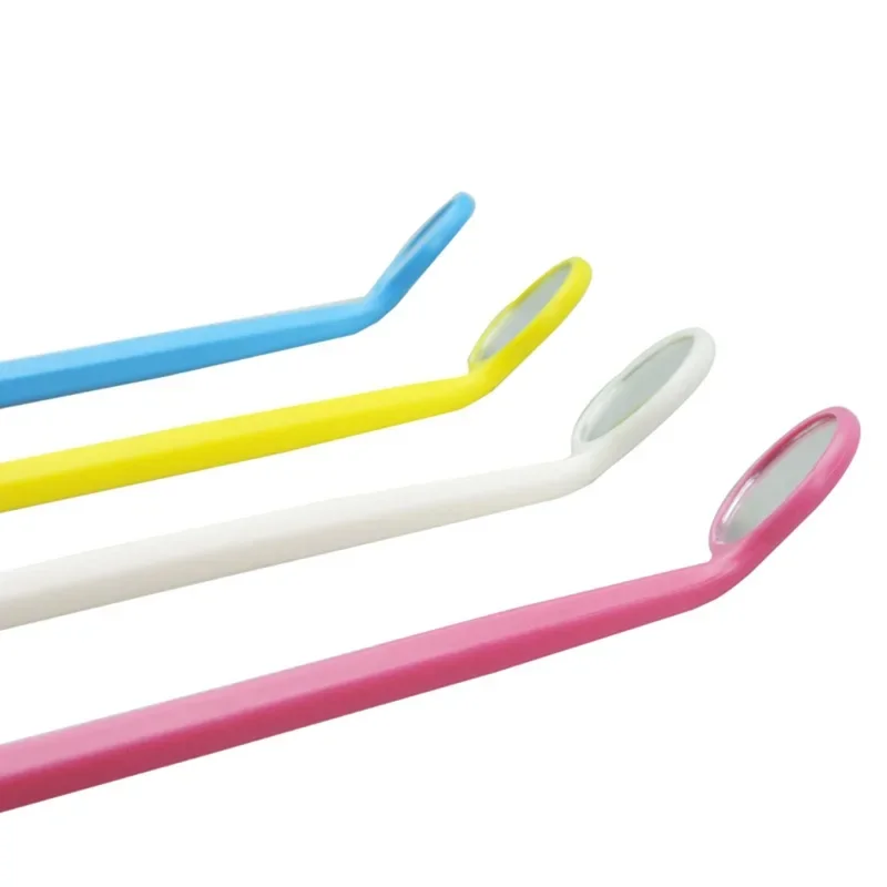 10 шт. одноразовые стоматологические зеркала для отбеливания зубов