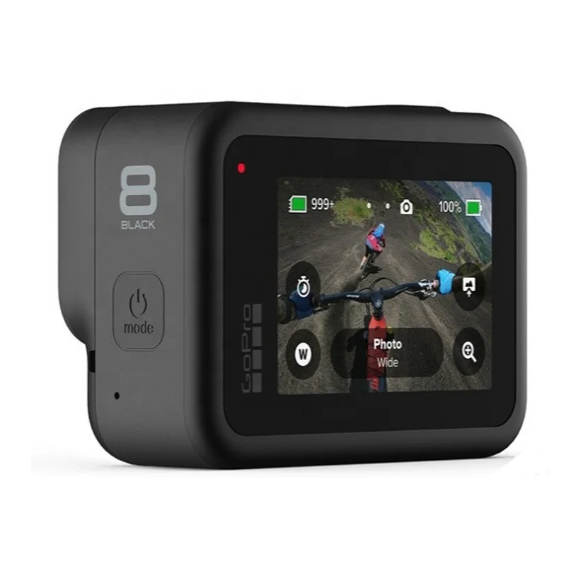 

Экшн-камера go pro 8 Black для подводного погружения и дайвинга, водонепроницаемая уличная камера 4K для прямой трансляции, видеокамера vlog, оригин...