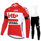 Летняя весенне-Летняя мужская велосипедная рубашка lotto soudal, одежда для велосипеда
