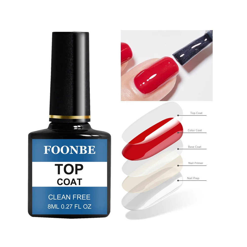 

Глянцевый полуперманентный Гель-лак для ногтей, 8 мл