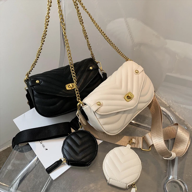 

Новинка 2022, трендовая женская сумка на плечо, женская сумка через плечо, роскошная дизайнерская сумочка, кошелек из искусственной кожи, прос...