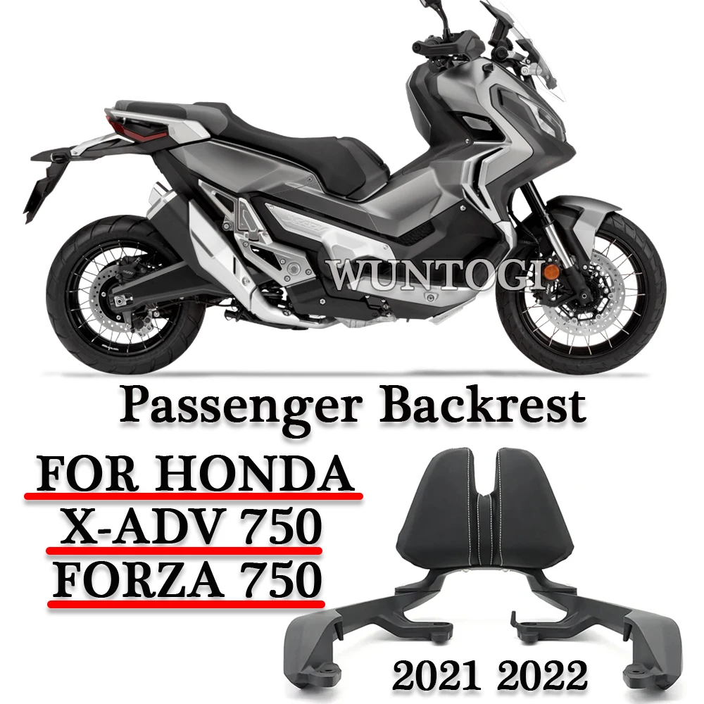 

For Honda XADV 750 X-ADV 750 FORZA 750 NSS 750 2021 2022 Motorcycle Passenger Seat Rear Backrest Passenger Back Rest Pad