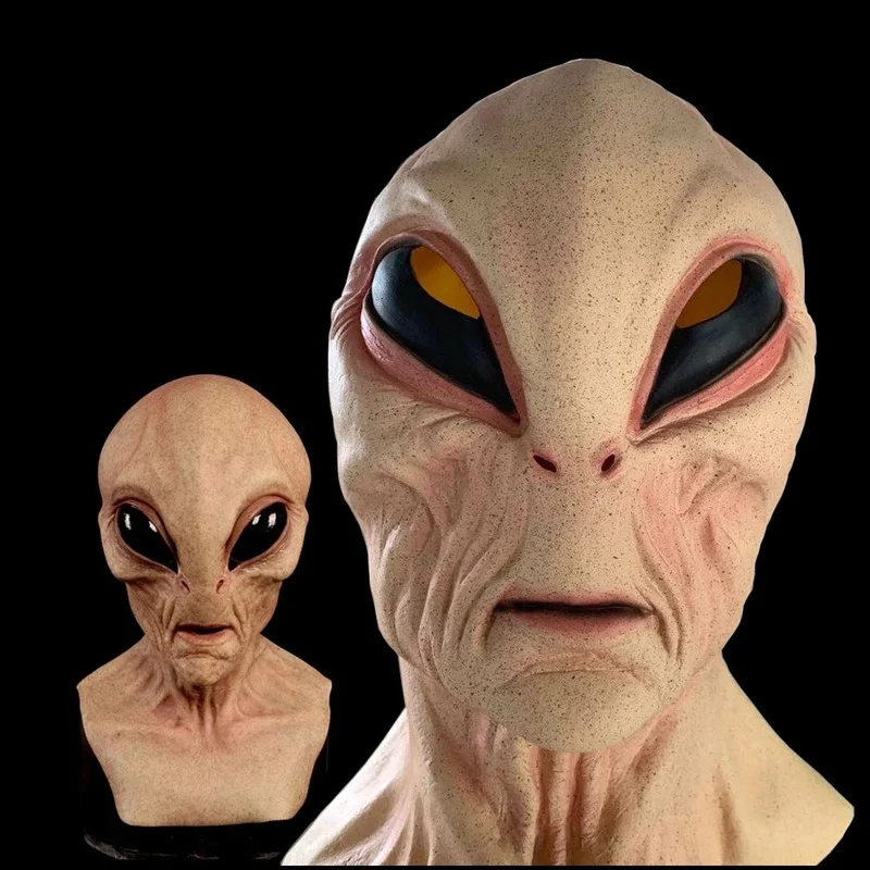 

Маска инопланетянина, Череп, Инопланетянин, Морф, косплей-маски, ужасы, латексные маски, Полнолицевые маски, бриллианты, карнавальный шлем д...