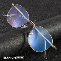 men pure titanium optical prescription eyewear full rim eyeglasses frame male business style high quality new k5053bsf