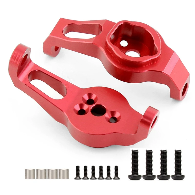 

2Pcs Metal Front Caster Block C-Hub Carrier 8232 For Traxxas TRX4 TRX-4 1/10 RC Crawler Car Upgrades Parts Accessories