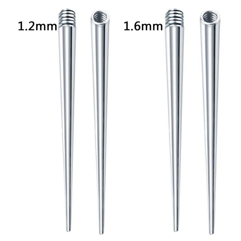 

16G 14G Taper Insertion Pin Stainless Steel for Ear Nose Navel Nipple Stretcher TOP