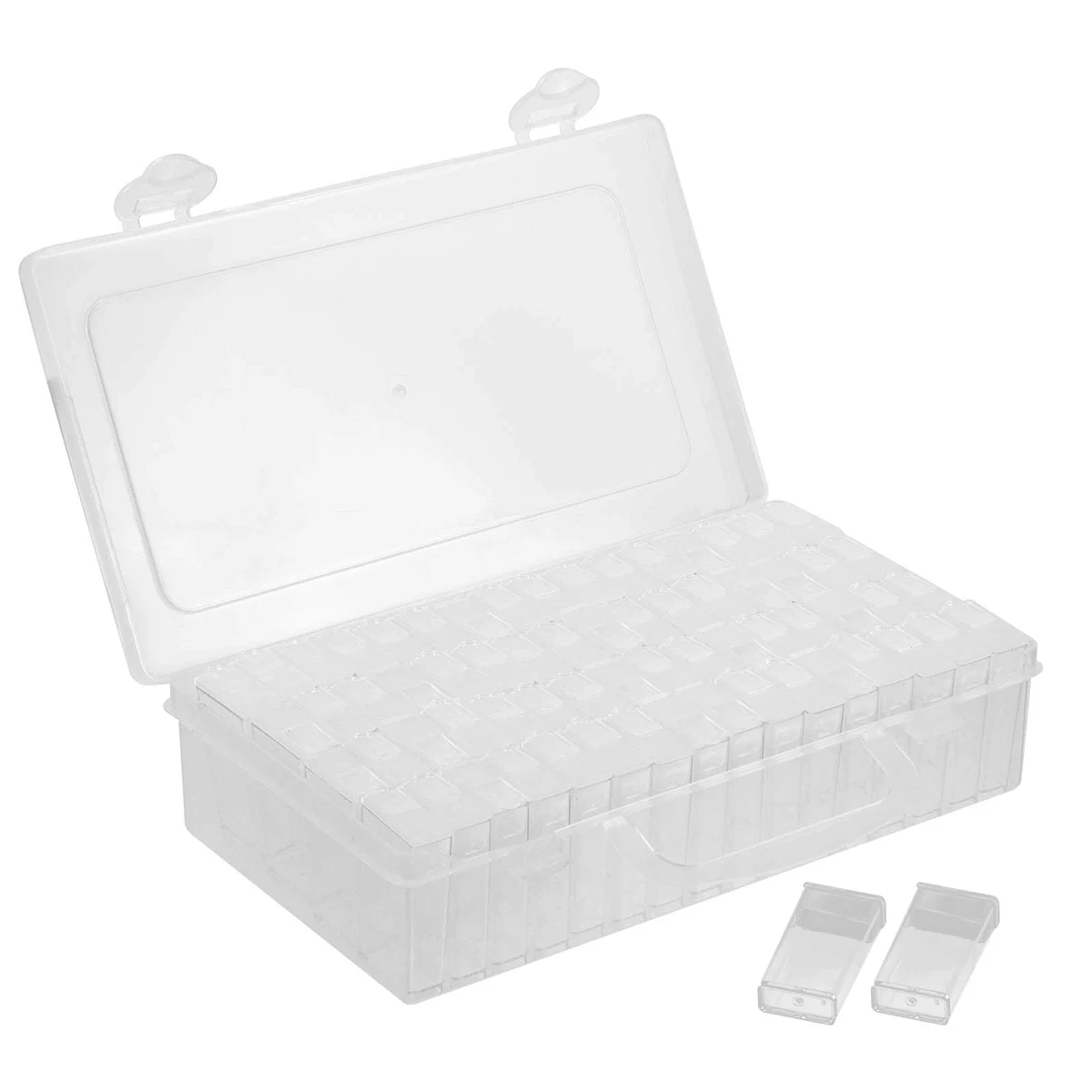 

Пластиковая коробка для хранения семян, многоразовый органайзер для хранения семян с 64 слотами, многофункциональный органайзер для хранен...