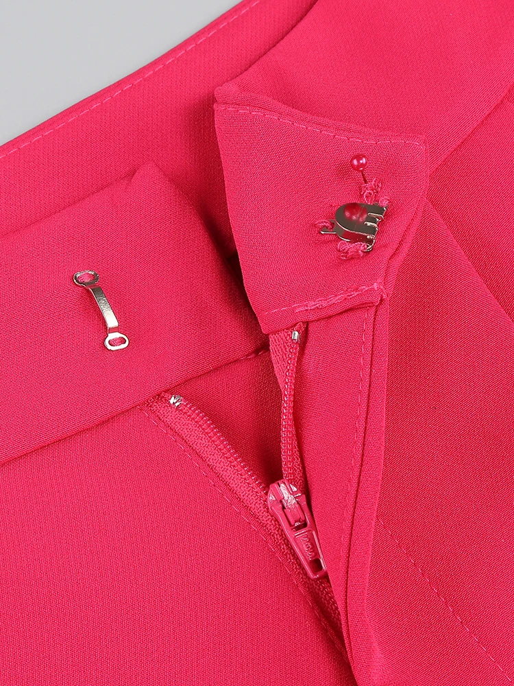 DEAT Элегантный комплект из 2 предметов блейзер с лацканами на одной пуговице и