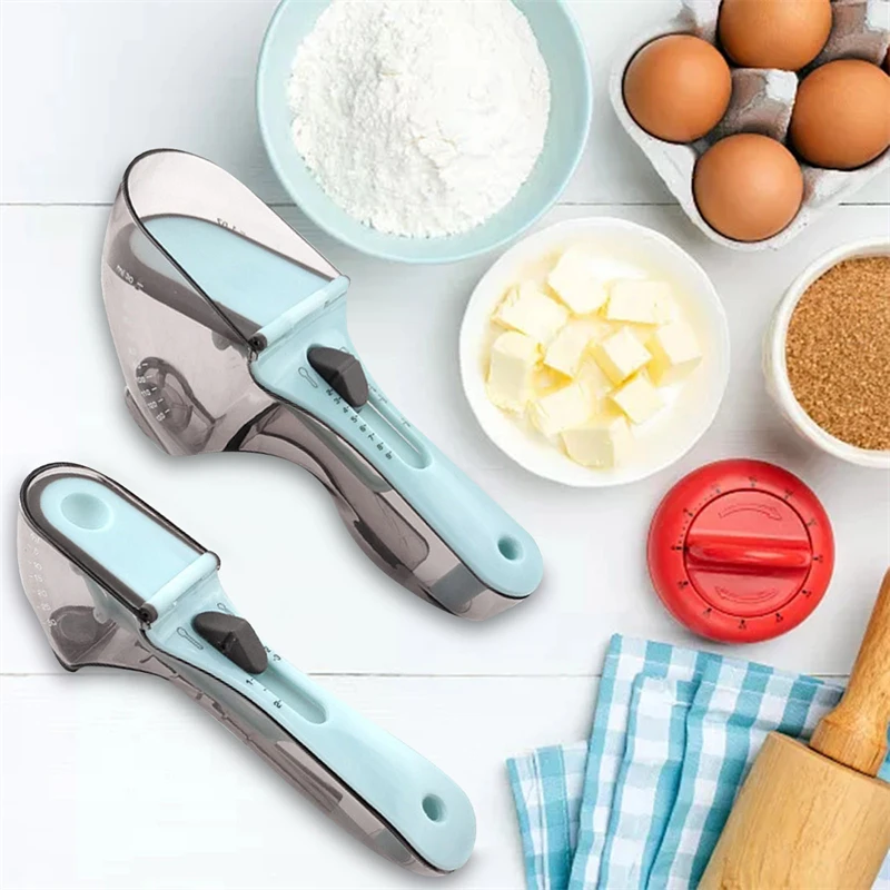 Пластиковая ложка-весы регулируемый инструмент для измерения внутреннего