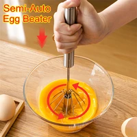 semi automatische mixer eiklopper handleiding zelf draaien rvs gemakkelijk garde hand blender ei cr%c3%a8me roeren keuken gereedschap