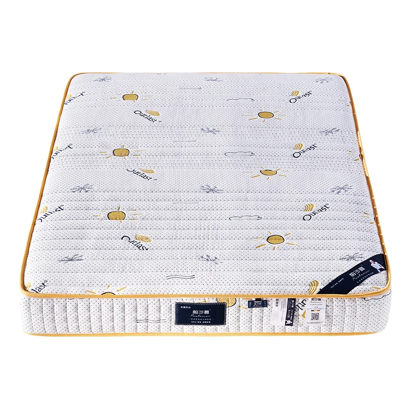 

Wholesale children mattress student pocket spring mattress dormitory spine protection 1.2m 1.5m ECO coconut palm spring mattress