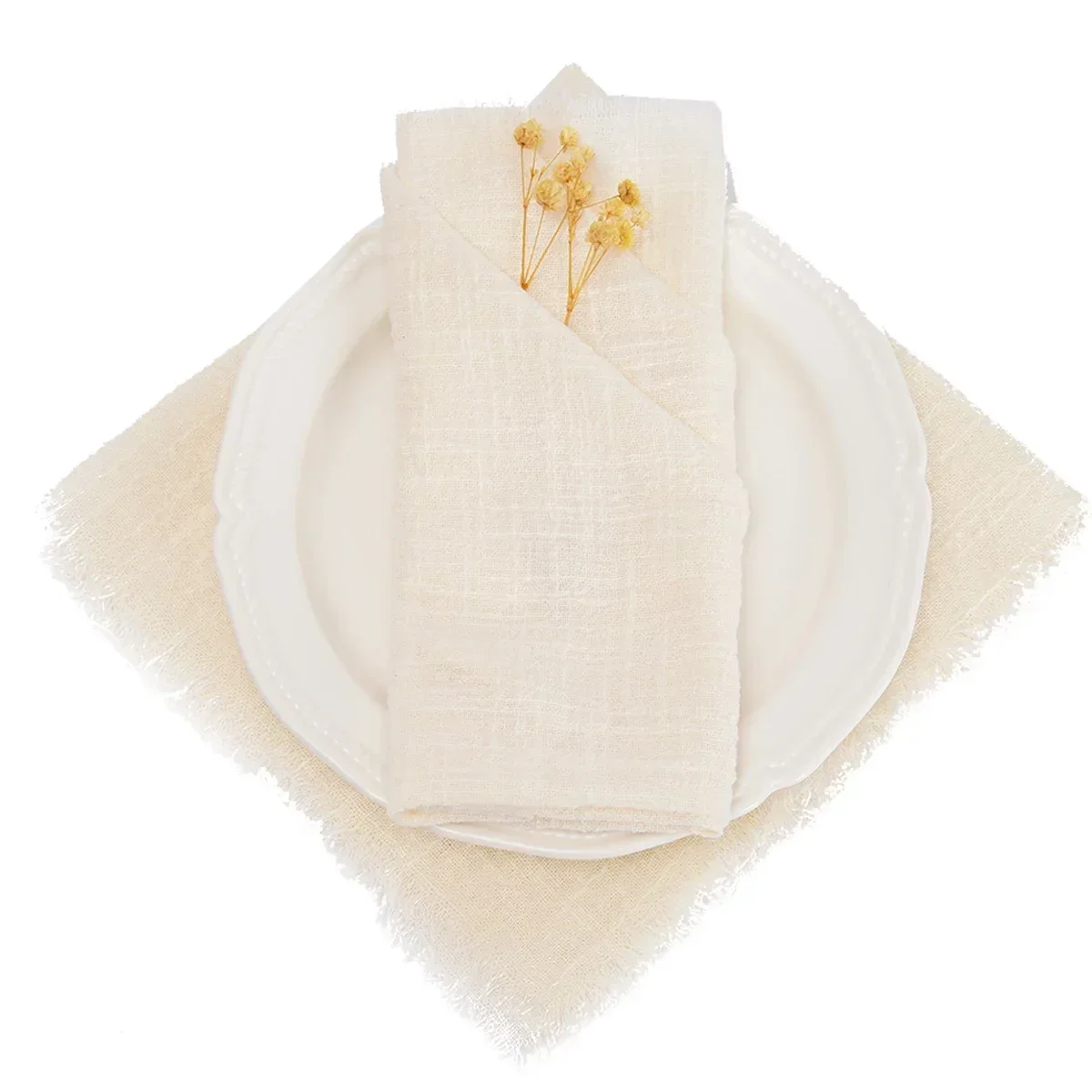 

Хлопковые марлевые салфетки 32x32 см, 24 шт.