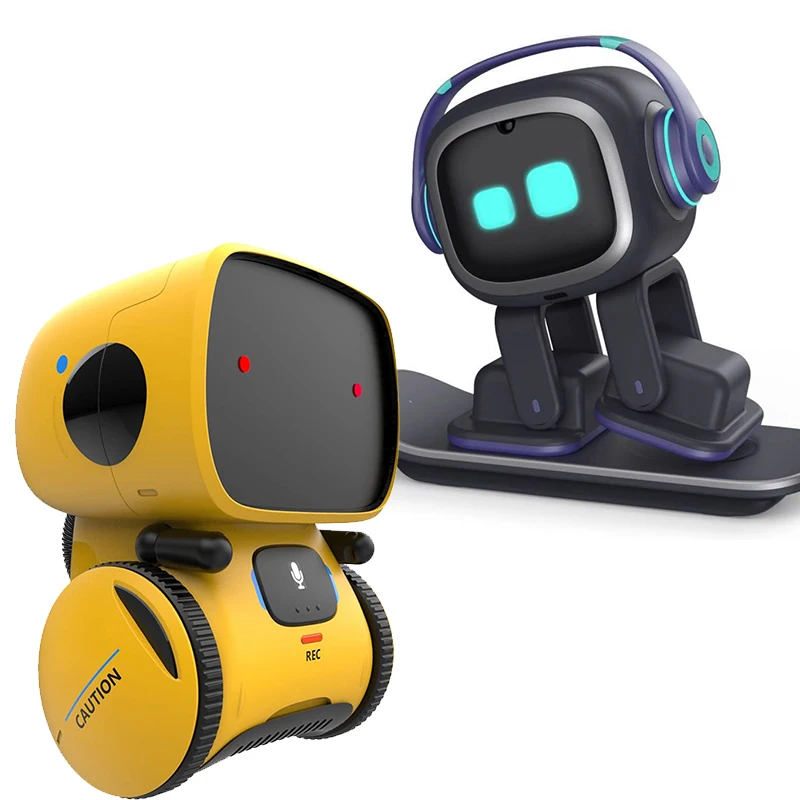 

Smart Robots Emo Robot Dance Voice Command Touch Control Singing Dancing Talkking Robots Interactive Robot Toy Gift for Kids