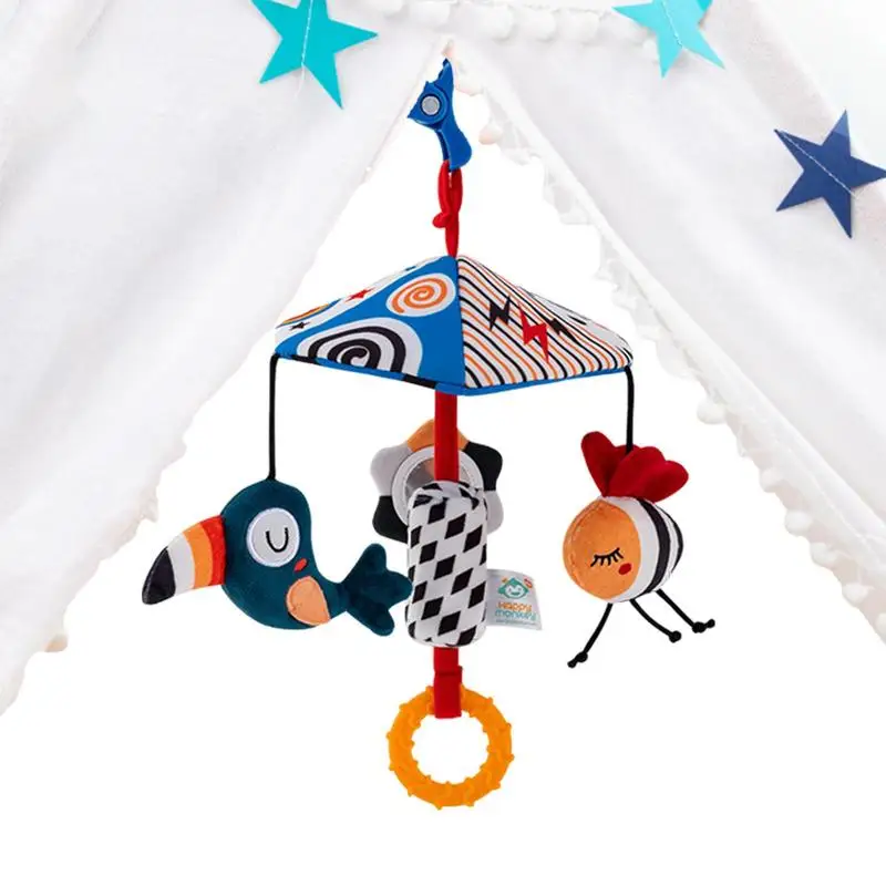 

Мобиль для детской кроватки, удобные игрушки, прикроватные удобные игрушки, портативная спиральная игрушка для коляски, детские кроватки, Подвесные Украшения для мальчиков и девочек