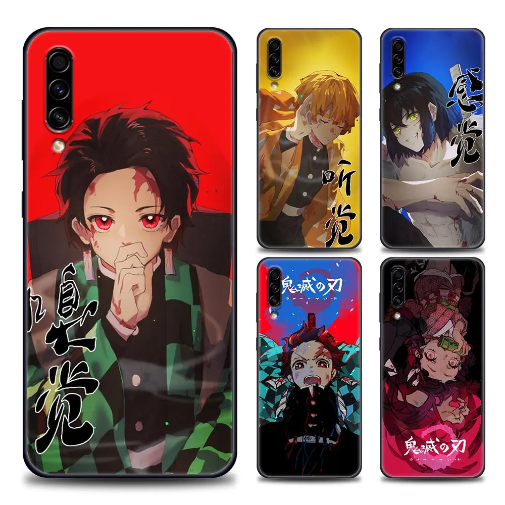 

Demon Slayer Anime animation Phone Case for Samsung Galaxy A90 A70 A60 A50 A40 A30 A20 A10 Note 8 9 10 20 Ultra 5G Soft Cover