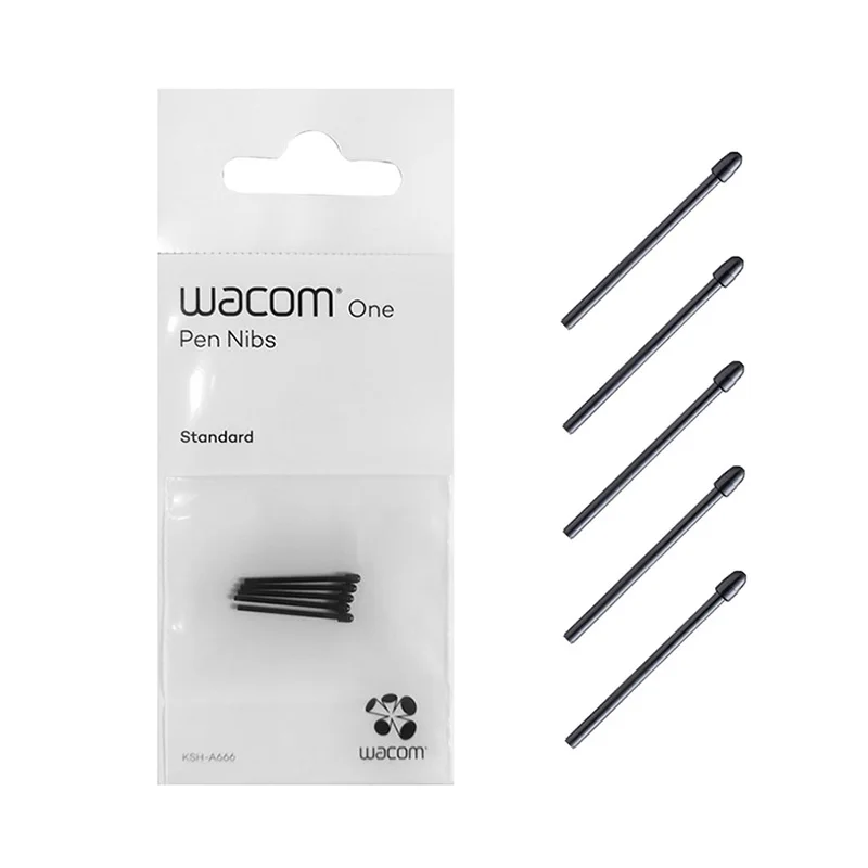 Фото 5 шт./упак. оригинальный Wacom один черный Стандартный пера для Wacom One DTC-133 творческая ручка Дисплей пером №4