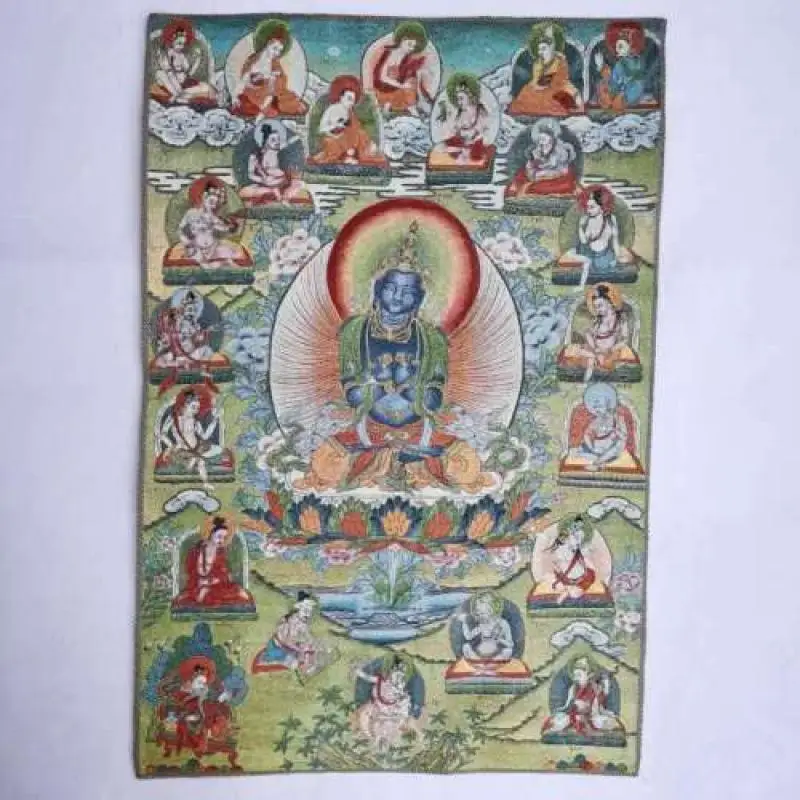 

36-дюймовая тибетская ткань, шелковая буддистская медицина, стандартная танка