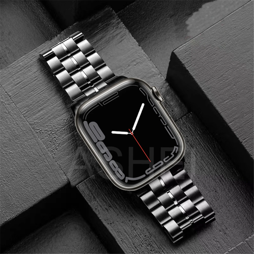 

Metal Stainless Steel Bands for Apple Watch Strap 42mm 44mm 45mm 38mm 40mm 41mm Ultra Thin Bracelet for iWatch 7 6 5 4 3 2 1 SE