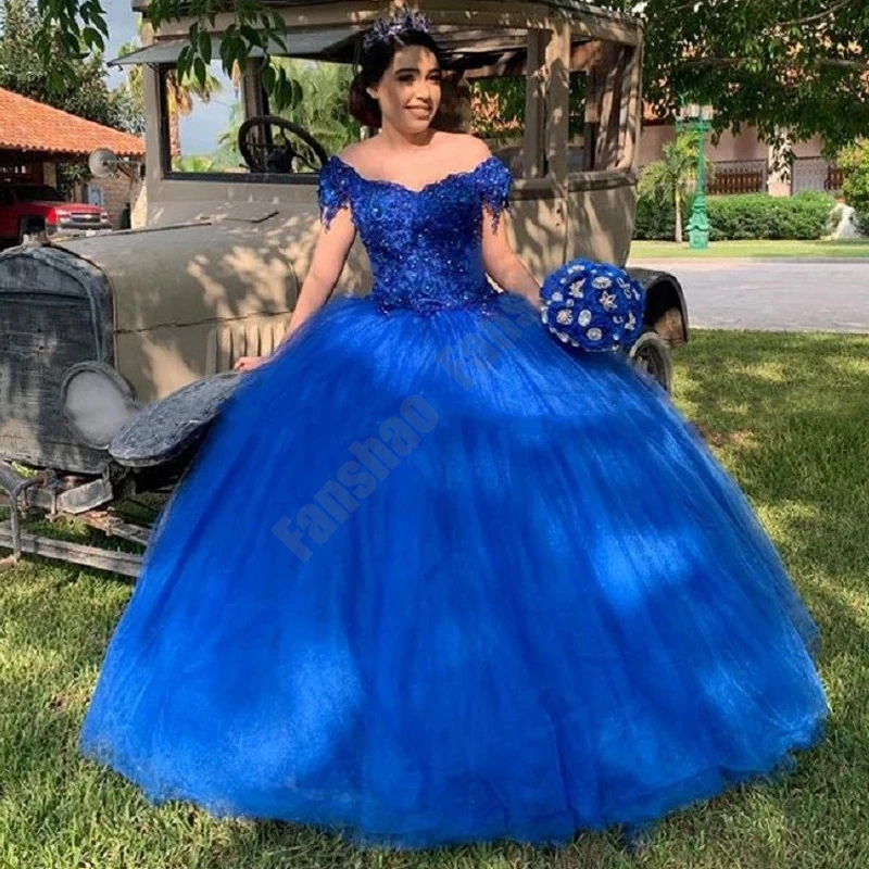 

Женское бальное платье Fanshao wd905, платье с открытыми плечами и V-образным вырезом, бальное платье с 3D цветами, жемчужинами и бусинами для выпус...