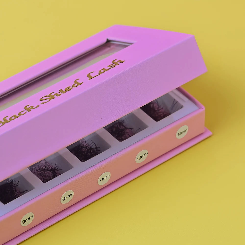 1500 готовые русские объемные ресницы 3d 14d Смешанная Длина 8-13 мм острые конечные